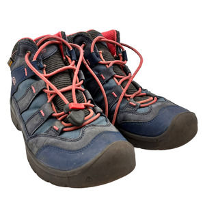 Keen Hikeport Mid WP Youth Girls Sz: 1 EU 32 Blue Waterproof Hiking Boots shoes